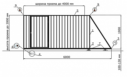 Откатные ворота из дерева серии ЭКО, купить в любом городе России с доставкой, размер 4 000х2 000, цвет e128fd6d-9af7-11e3-81d6-e447bd2f56ba, цена 60 290 руб.